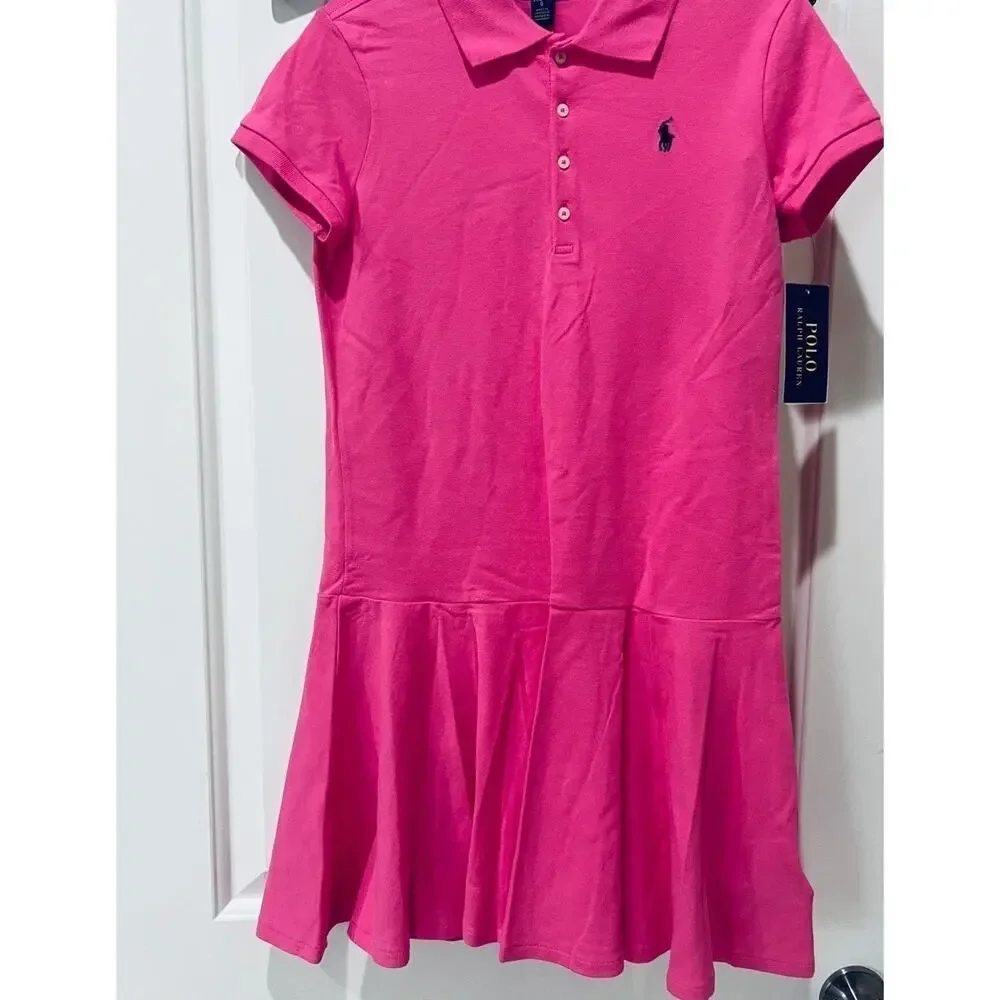 NWT❤️Polo Ralph Lauren Girls Cotton dress szXL